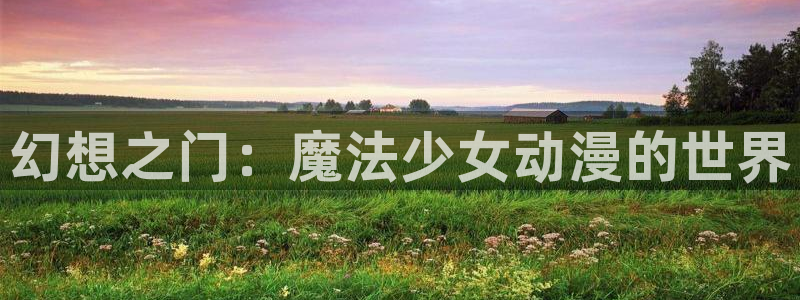age樱花动漫：幻想之门：魔法少女动漫的世界